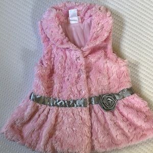 Pink Girls Vest